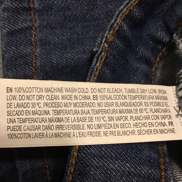 F21 Denim Jean A line Mini Skirt Zip Front O Ring XL 12 - Picture 6 of 11